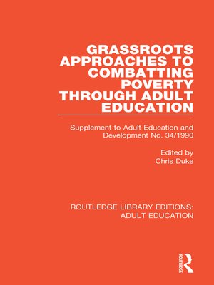 cover image of Grassroots Approaches to Combatting Poverty Through Adult Education